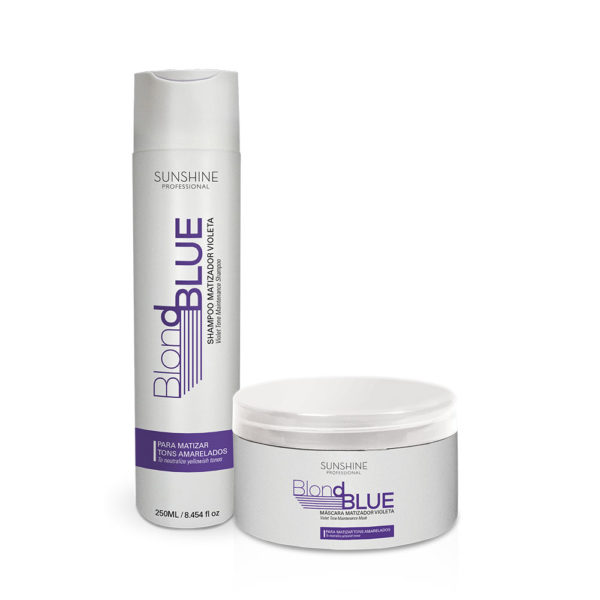 Blond Blue Home Care - Shampoo Violeta 240ml e Máscara Matizadora 250g